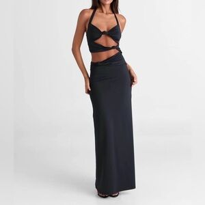 Sasha Therese Oralia Dress Black- XS